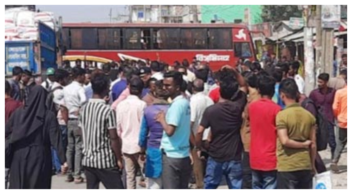 জামালপুরে পরিবহন সিন্ডিকেটের বিরুদ্ধে ৬ দফা দাবি